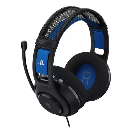 Photos - Headphones Turtle Beach Atlas 200 Black Wired Gaming Headset for PS5 and PS4 - officially licensed for PlayStation TBS-3002-05
