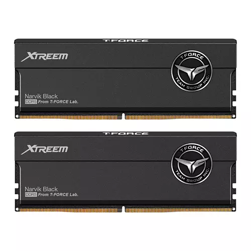 Team Group XTREEM . Component for: PC Internal memory: 48 GB Memory layout (modules x size): 2 x 24 GB Internal memory type: DDR5 Memory clock speed: 7600 MHz Memory form factor: 288-pin DIMM CAS latency: 36 ECC