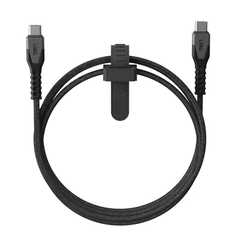 Urban Armor Gear Core USB-C to USB-C Power Cable. Cable length: 1.5 m. Connector 1: USB C Connector 2: USB C USB version: USB 2.0 Maximum data transfer rate: 0.48 Gbit/s Product colour: Black Grey