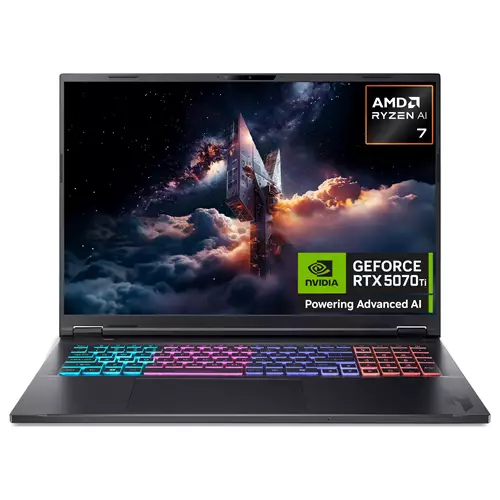 Acer Nitro 18 AI AN18-61 - AMD Ryzen AI 7 350 16GB 1TB SSD NVIDIA GeForce RTX 5070Ti 18"WQXGA Windows 11 Gaming Laptop