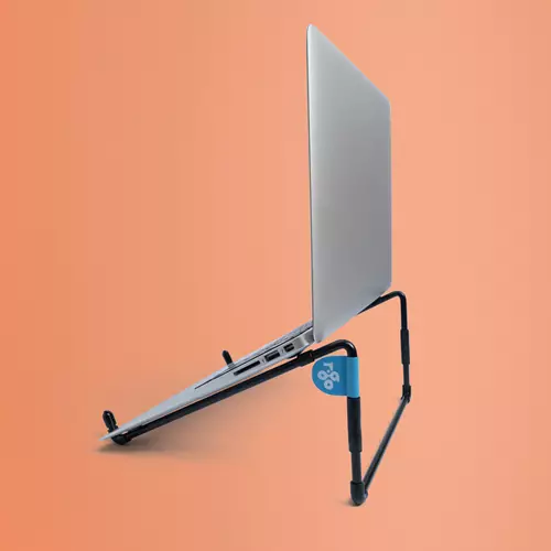 R-Go Tools Laptop stand R-Go Steel Travel ergonomic and foldable suitable for 10-22 inch laptop black