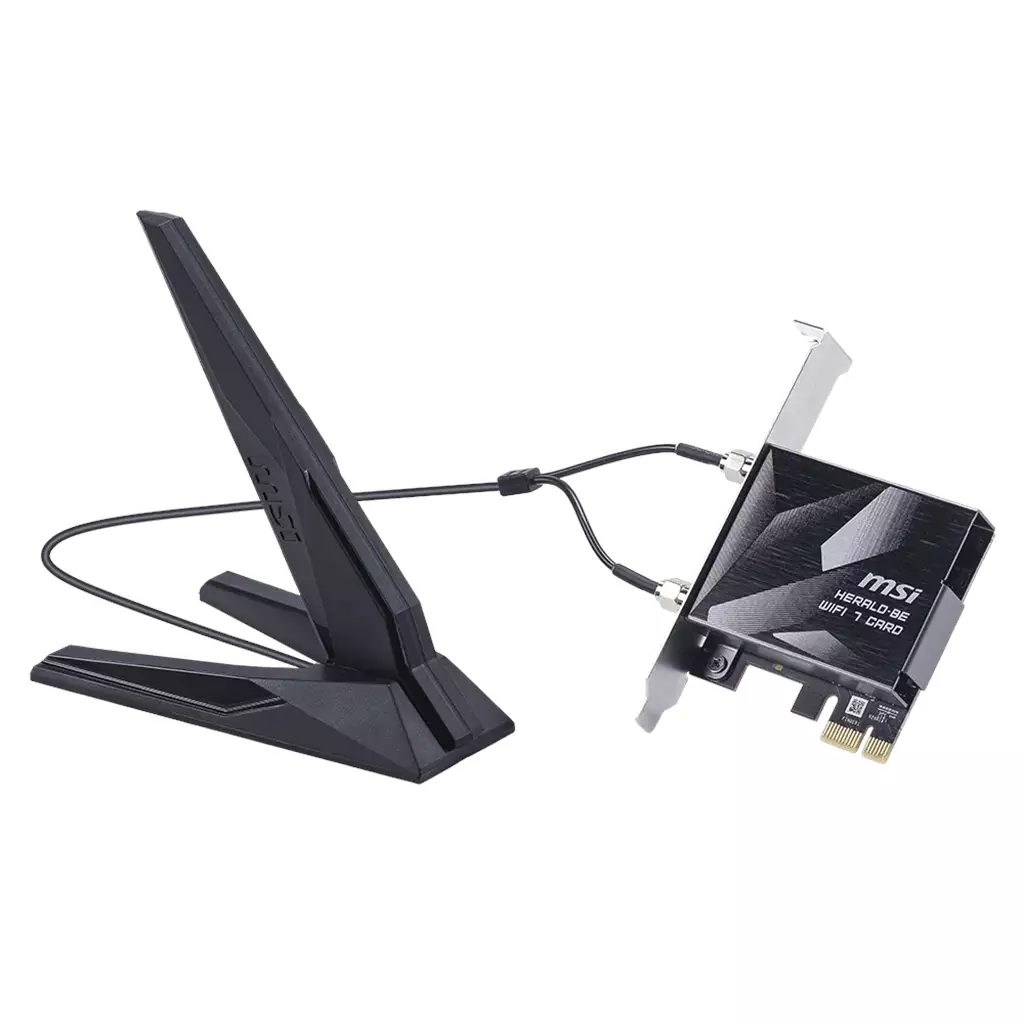 Msi Herald BE9400 Wifi7 Pcie-Card Internal Wlan / Bluetooth 5764 Mbit/S Msi Herald BE9400 Wifi7 Pcie-Card Internal Wlan / Bluetooth 5764 Mbit/S