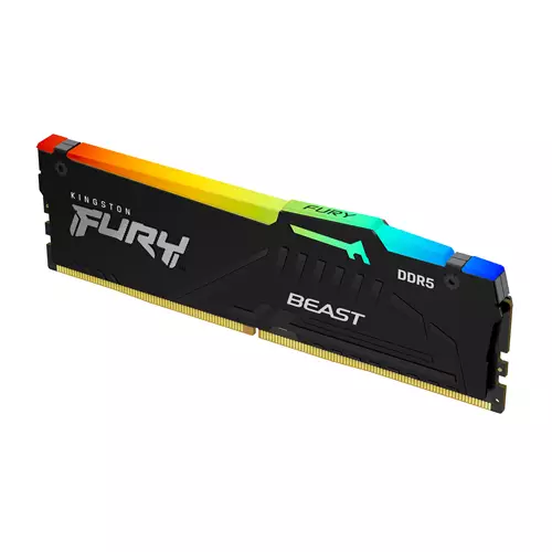 Kingston Technology FURY Beast 32GB 5600MT/s DDR5 CL36 DIMM RGB. Component for: PC Internal memory: 32 GB Memory layout (modules x size): 1 x 32 GB Internal memory type: DDR5 Memory form factor: 288-pin DIMM CAS latency: 36