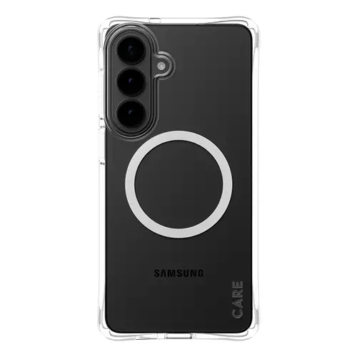 PanzerGlass CARE by Samba Case Transparent w. White Qi Samsung Galaxy S26+ Cover Samsung Samsung - Galaxy S26+ 17 cm (6.7") Transparent