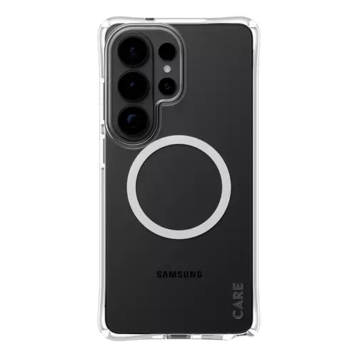 PanzerGlass CARE by Samba Case Transparent w. White Qi Samsung Galaxy S26 Ultra Cover Samsung Samsung - Galaxy S26 Ultra 17.5 cm (6.9") Transparent