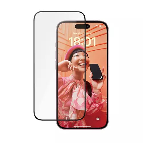 PanzerGlass Ceramic Protection for iPhone 15 | Ultra-Wide Fit w. EasyAligner Apple Apple - iPhone 15 Dry application Scratch resistant Shock resistant Transparent 1 pc(s)