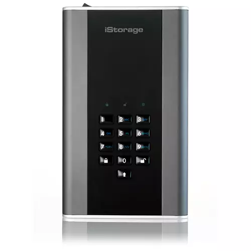 iStorage diskAshur DT2 256-bit 4TB USB 3.1 secure encrypted desktop hard drive IS-DT2-256-4000-C-G