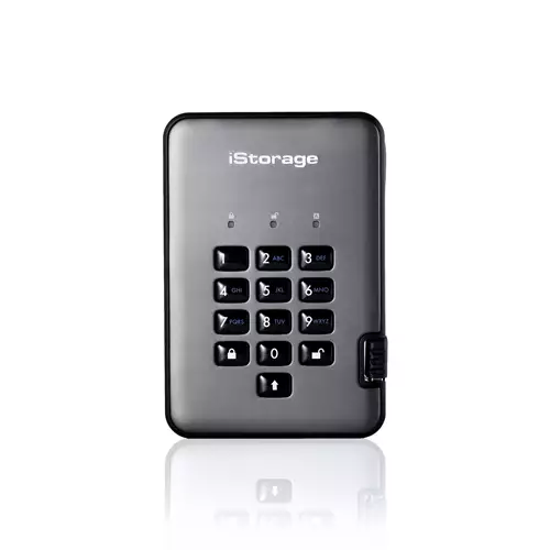 iStorage diskAshur PRO SSD 128GB | Secure Portable Solid State Drive |FIPS 140-2 Level 2 NCSC CPA NLNCSA BSPA & NATO Restricted | AES-XTS 256-bit Hardware Encryption | PIN protected | OS & Platform Independent |GDPR TAA Compliant|Brute force hack