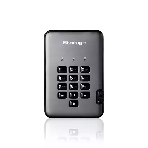 iStorage diskAshur PRO SSD 512GB | Secure Portable Solid State Drive |FIPS 140-2 Level 3 certified | AES-XTS 256-bit Hardware Encryption | PIN protected | OS & Platform Independent |GDPR TAA Compliant|Brute force hack defence | Dust/Water Resistant