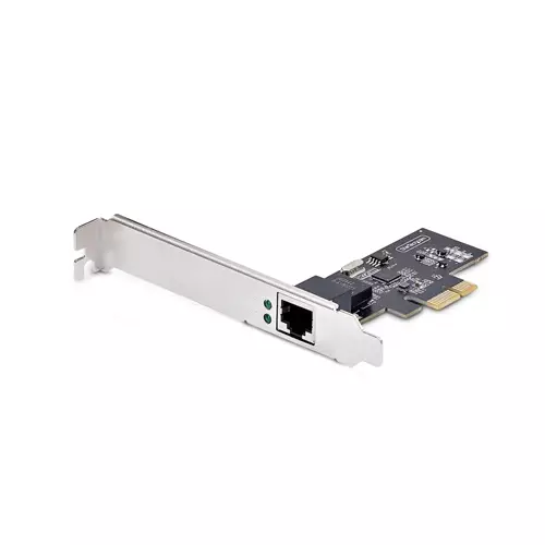StarTech.com 1-Port 2.5Gbps NBASE-T PCIe Network Card Intel I225-V Single-Port Computer Network Card Ethernet MultiGigabit NIC PCI Express Server LAN Card Internal Wired PCI Express Ethernet 2500 Mbit/s Black