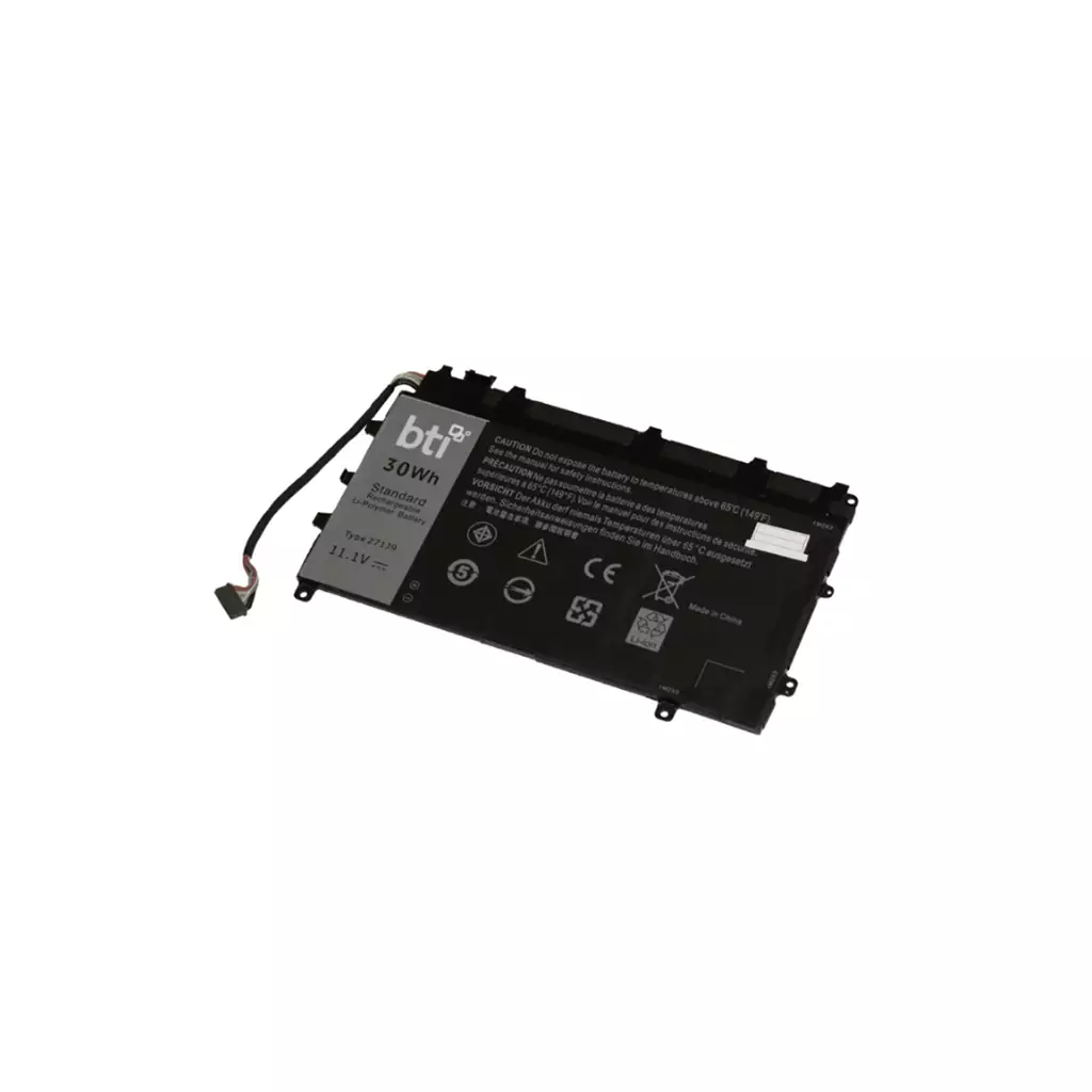 Bti 3WKT0 Compatible 30Wh 3-Cell Battery For Dell Latitude 13 7350 7350