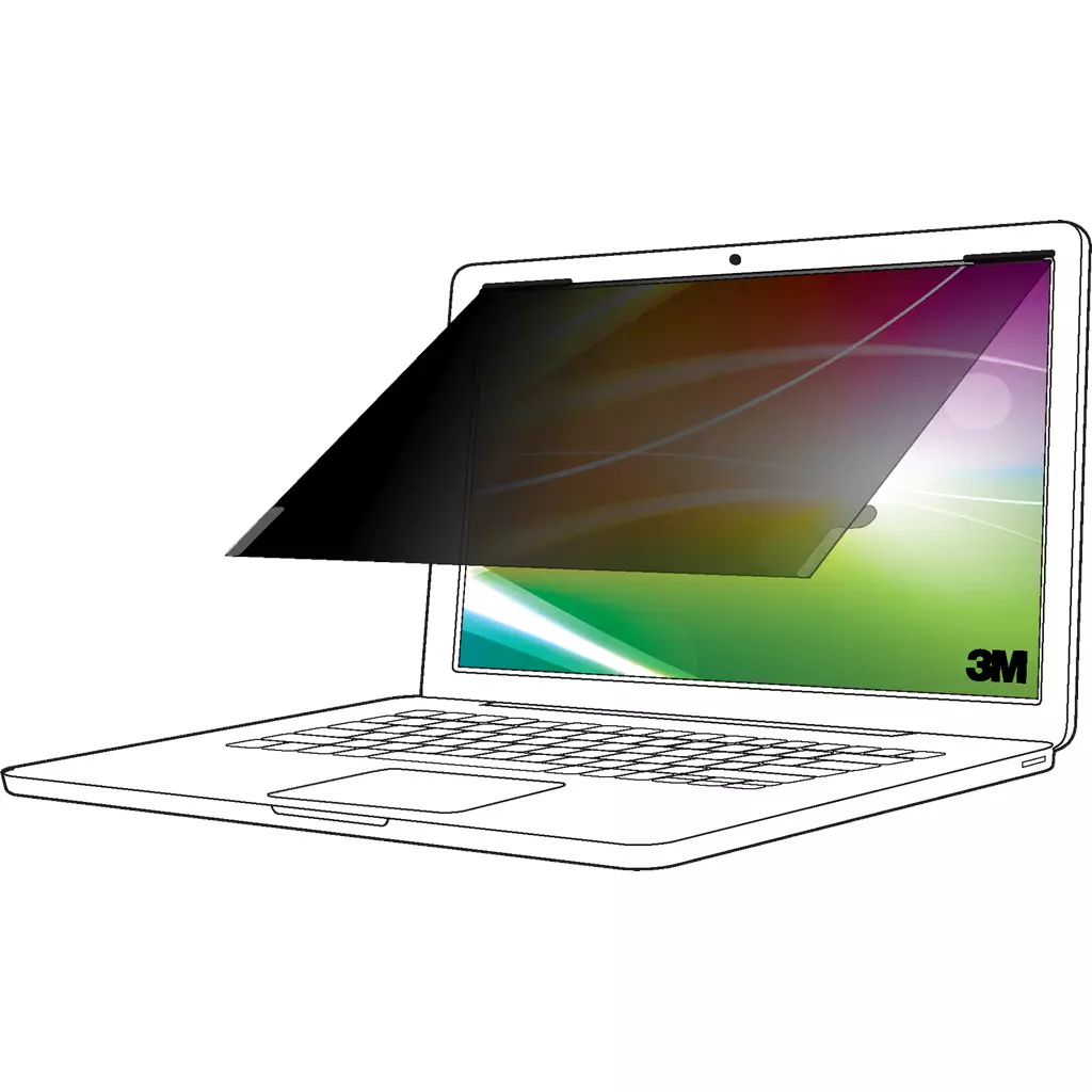 3M Bright Screen Privacy Filter For 13.3In Laptop 16:9 BP133W9B