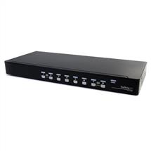 StarTech.com 8 Port Rackmount USB VGA KVM Switch w/ Audio (Audio