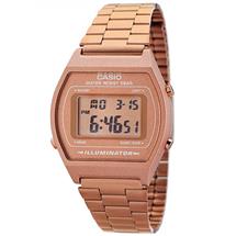 Casio Ladies' Rose Gold Plated Watch - B-640WC-5 | Quzo
