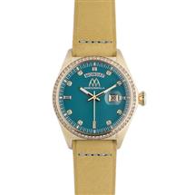 Marco Mavilla Ladies' Crystal Gold Plated Watch - VE2TBG001