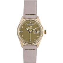 Marco Mavilla Ladies' Crystal Gold Plated Watch - VE2OGG001