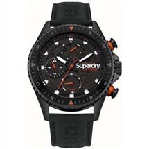 Superdry Men's Superdry Steel Black Ion Plated Watch - SYG220BB