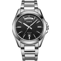 Casio Men's Day Date Stainless Steel Watch - MTP-1370D-1A1