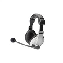 Ednet 83130 headphones/headset Wired Headband Calls/Music Black,
