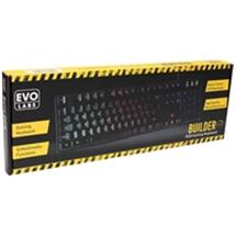 Evo Labs Builder RGB 7 Colour LED USB Gaming Keyboard