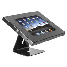 SecurityXtra SecureDock Uno Desk Mount Enclosure (Black) for iPad