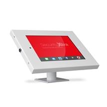 SecurityXtra SecureDock Uno Tilt Mount Enclosure (White) For iPad