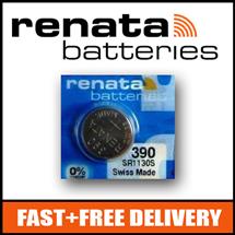 1 x Renata 390 Watch Battery 1.55v SR1130S  Official Renata Watch