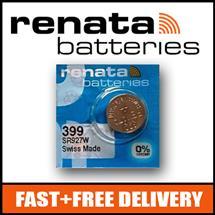 1 x Renata 399 Watch Battery 1.55v SR927W  Official Renata Watch