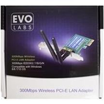 Evo Labs NPEVO-N300PCIE network card Internal WLAN 300 Mbit/s