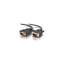 C2G 5m DB9 RS232 M/F Extension Cable - Black | In Stock