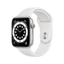 Apple Watch Series 6 GPS, 40mm Silver Aluminium Case with White Sport