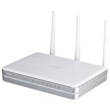 ASUS RT-N16 wireless router Gigabit Ethernet Silver, White