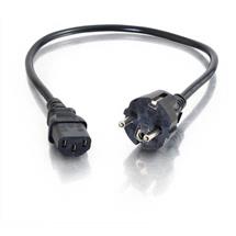C2G 0.5m Universal Power Cord Black | In Stock | Quzo