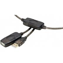 CUC Exertis Connect 149220 USB cable 20 m USB 2.0 USB A Black