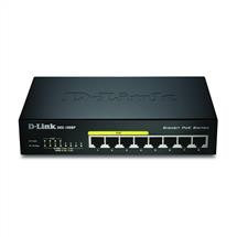 D-Link DGS-1008P/E network switch L2 Black Power over Ethernet (PoE)