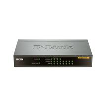 DLink DES1008PA network switch Unmanaged Fast Ethernet (10/100) Black