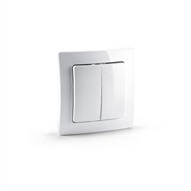 Devolo 09505 Pushbutton switch White electrical switch