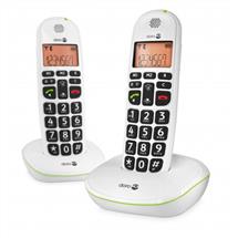 Doro PhoneEasy 100w duo DECT telephone Caller ID White