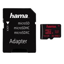 Hama 00123980 memory card 16 GB MicroSDHC Class 3 UHS