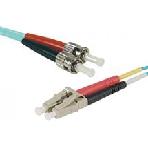Hypertec 391813-HY fibre optic cable 5 m LC ST OM3 Aqua colour