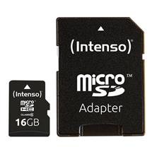 Intenso 16GB MicroSDHC memory card Class 10 | Quzo
