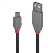Lindy 5m USB 2.0 Type A to Micro-B Cable, Anthra Line