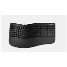 Microsoft Ergonomic keyboard USB QWERTY Black | In Stock