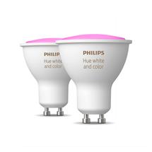Philips Hue White and colour ambience 2-pack GU10 | Quzo