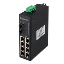 SilverNet 3208PSFP Unmanaged Gigabit Ethernet (10/100/1000) Black