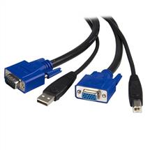 StarTech.com 15 ft 2-in-1 Universal USB KVM Cable | In Stock