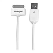 StarTech.com 1m (3 ft) Apple 30pin Dock Connector to USB Cable for