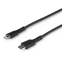 StarTech.com 3 foot (1m) Durable Black USBC to Lightning Cable  Heavy
