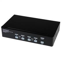 StarTech.com 4 Port High Resolution USB DVI Dual Link KVM Switch with