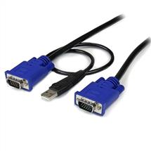 StarTech.com 6 ft 2-in-1 Ultra Thin USB KVM Cable | In Stock